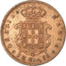 Moneta, Portogallo, Maria II, 10 Reis, 1843, BB, Rame, KM:481