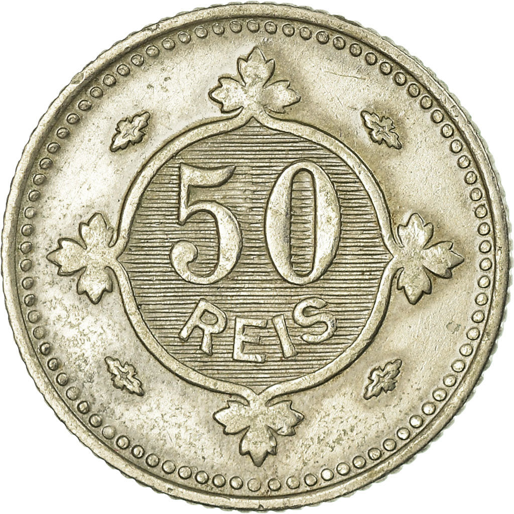 Moneda, Portugal, Carlos I, 50 Reis, 1900, MBC+, Cobre - níquel, KM:545