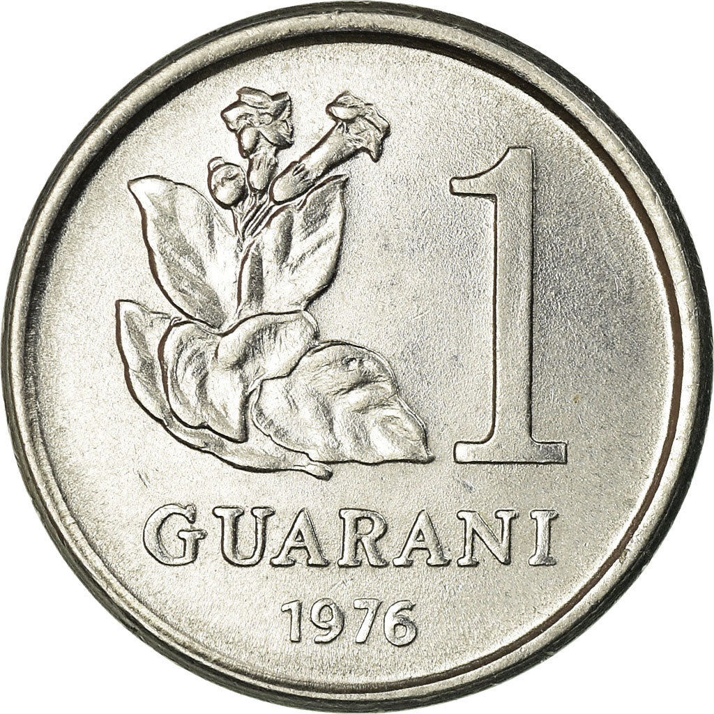 Coin, Paraguay, Guarani, 1975, MS(63), Stainless Steel, KM:151