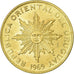 Coin, Uruguay, 5 Pesos, 1969, Santiago, AU(55-58), Aluminum-Bronze, KM:53
