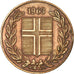 Moneta, Islanda, 5 Aurar, 1963, BB, Bronzo, KM:9