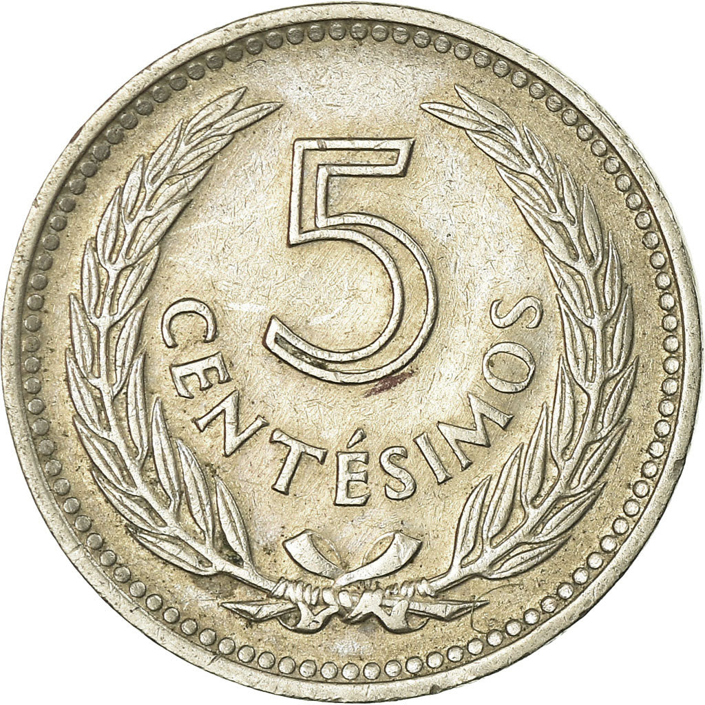 Coin, Costa Rica, 5 Centimos, 1953, EF(40-45), Stainless Steel, KM:184.1a