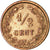 Moeda, Países Baixos, Wilhelmina I, 1/2 Cent, 1894, EF(40-45), Bronze, KM:109.2