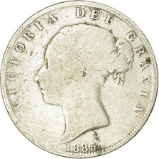 Coin, Great Britain, Victoria, 1/2 Crown, 1885, VF(20-25), Silver, KM:756
