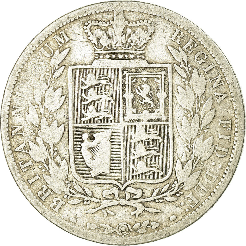 Coin, Great Britain, Victoria, 1/2 Crown, 1885, VF(20-25), Silver, KM:756