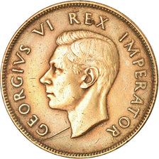 Monnaie, Afrique du Sud, George VI, Penny, 1941, TTB, Bronze, KM:25