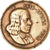 Moneta, Sudafrica, 2 Cents, 1966, MB+, Bronzo, KM:66.2