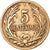 Monnaie, Uruguay, 5 Centesimos, 1944, Santiago, TB+, Cuivre, KM:21a
