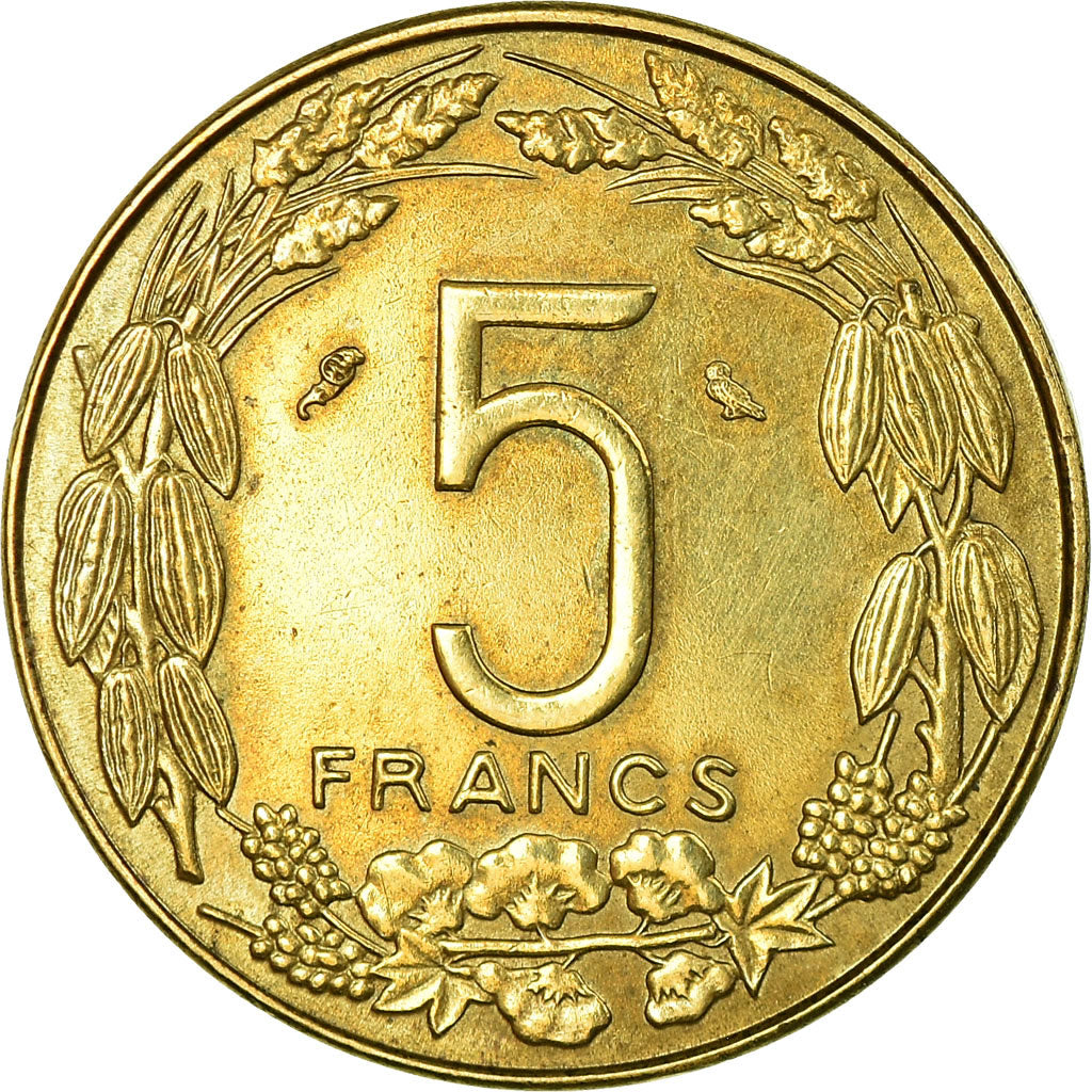 Coin, EQUATORIAL AFRICAN STATES, 5 Francs, 1962, Paris, MS(60-62)