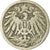 Moneda, ALEMANIA - IMPERIO, Wilhelm II, 10 Pfennig, 1897, Berlin, BC+, Cobre -