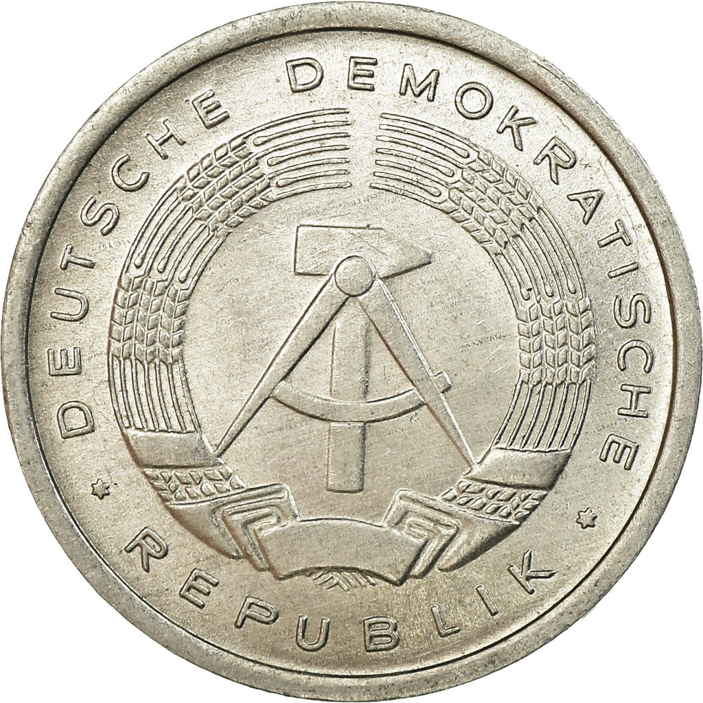 Coin, GERMAN-DEMOCRATIC REPUBLIC, Pfennig, 1982, Berlin, EF(40-45), Aluminum