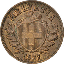 Suisse, Confédération Helvétique, 2 Rappen 1927 B, KM 4.2
