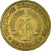Coin, GERMAN-DEMOCRATIC REPUBLIC, 20 Pfennig, 1969, Berlin, VF(30-35), Brass