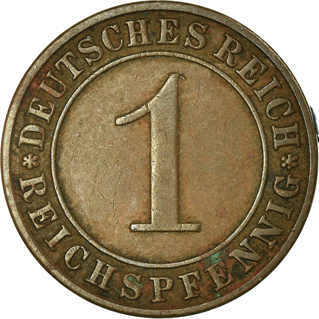 Coin, GERMANY, WEIMAR REPUBLIC, Reichspfennig, 1928, Berlin, EF(40-45), Bronze