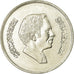 Moeda, Jordânia, Hussein, 100 Fils, Dirham, 1978/AH1398, AU(55-58)