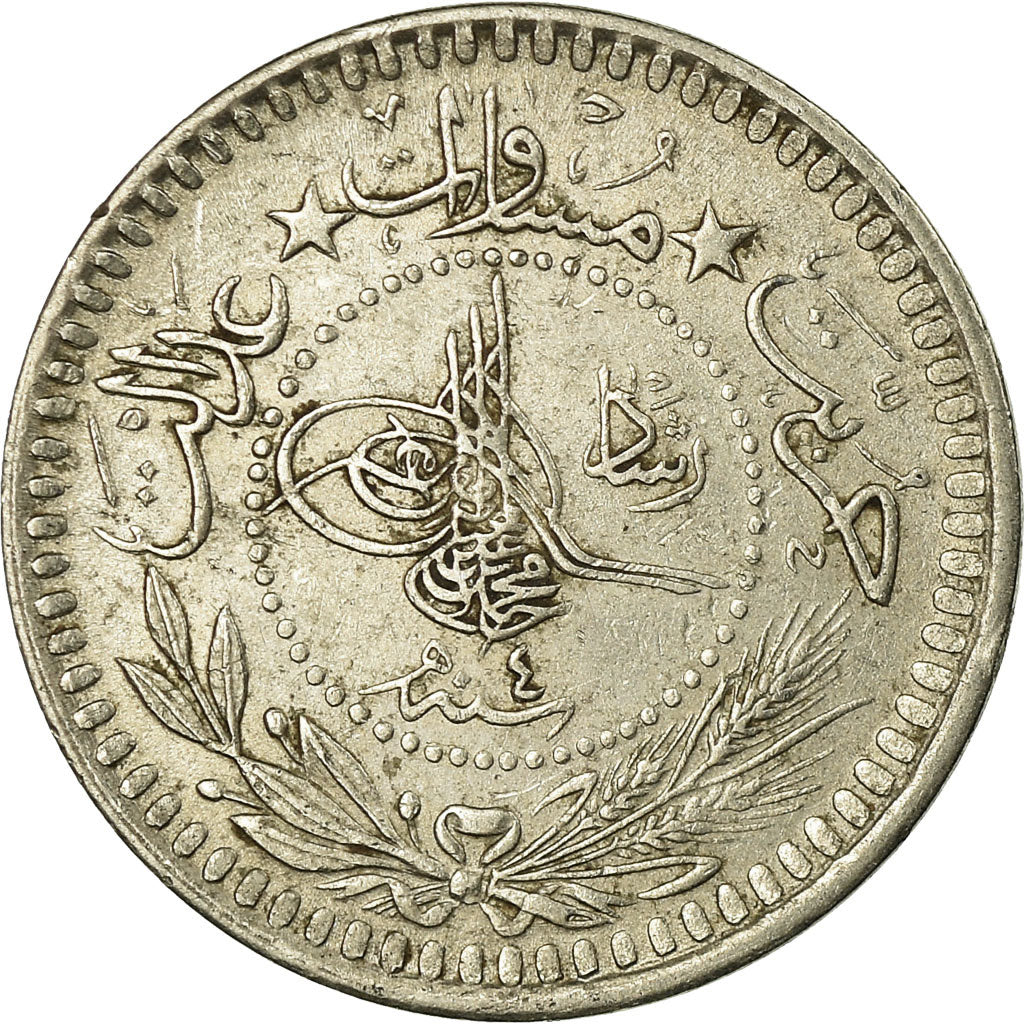 Moneta, Turcja, Muhammad V, 5 Para, 1912/AH1327/4, Qustantiniyah, EF(40-45)