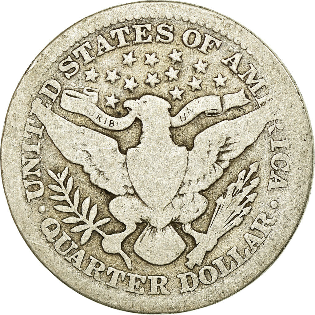 Moneda, Estados Unidos, Barber Quarter, Quarter, 1912, U.S. Mint, Philadelphia
