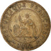 Coin, FRENCH INDO-CHINA, Cent, 1892, Paris, EF(40-45), Bronze, KM:1