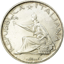 Coin, Italy, 500 Lire, 1961, Rome, AU(55-58), Silver, KM:99