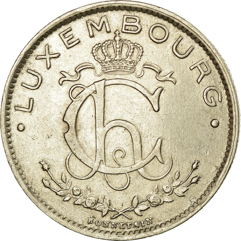Monnaie, Luxembourg, Charlotte, Franc, 1928, SUP, Nickel, KM:35