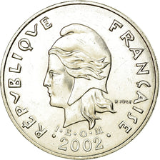 Coin, French Polynesia, 20 Francs, 2002, Paris, MS(60-62), Nickel, KM:9