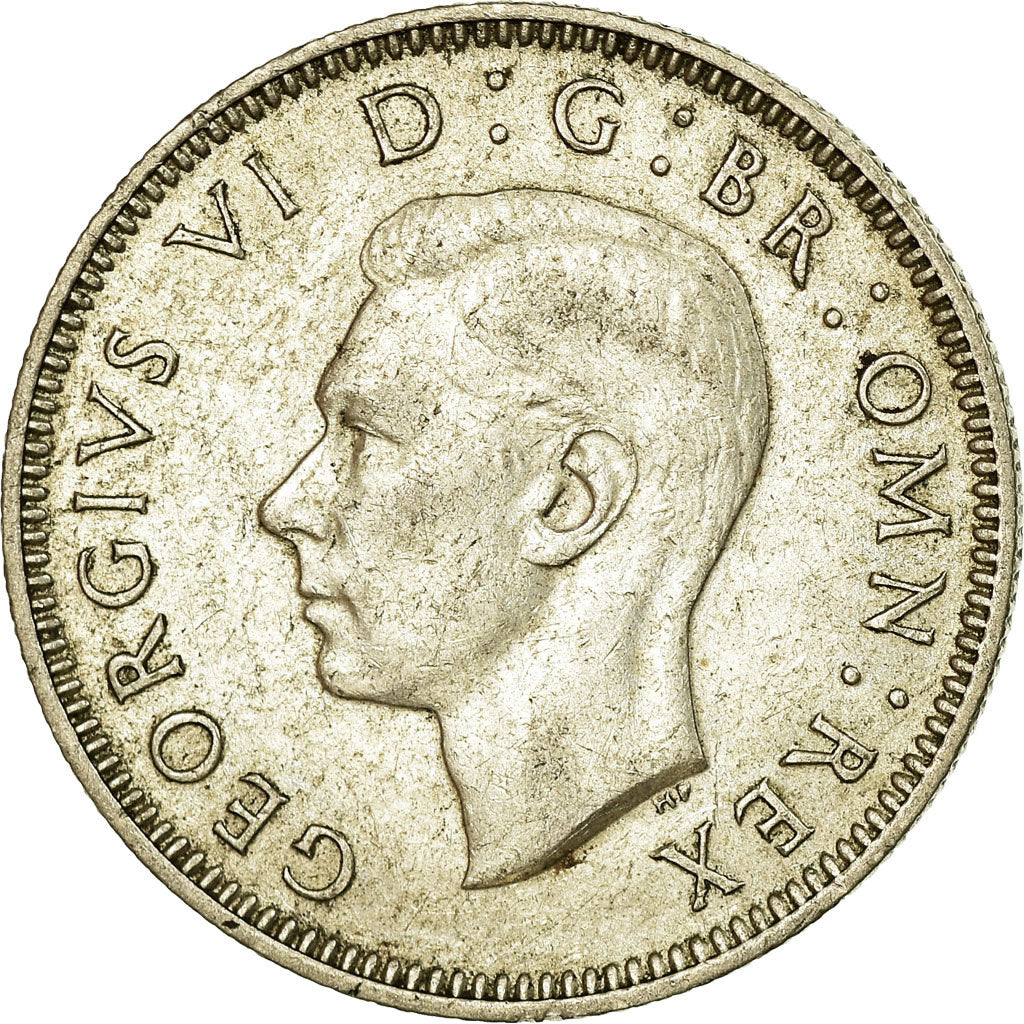 Coin, Great Britain, George VI, Shilling, 1942, AU(55-58), Silver, KM:853