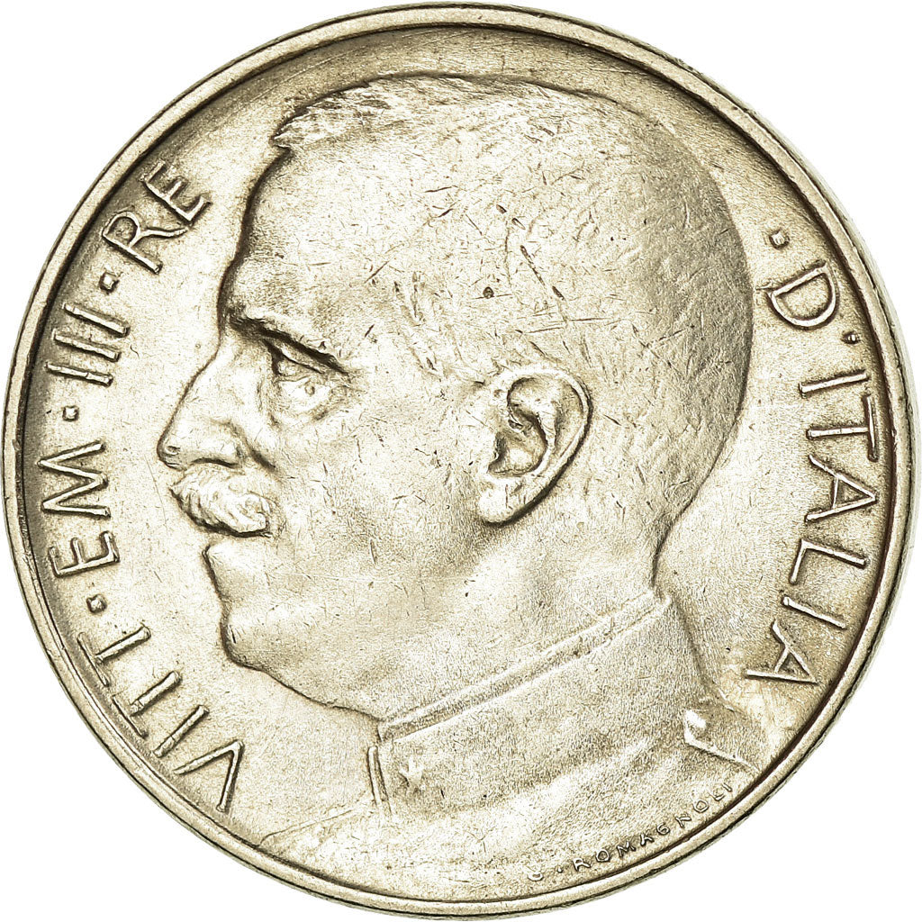 Coin, Italy, Vittorio Emanuele III, 50 Centesimi, 1920, Rome, AU(55-58), Nickel