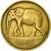 Coin, Belgian Congo, 5 Francs, 1947, EF(40-45), Brass, KM:29