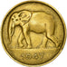 Coin, Belgian Congo, 5 Francs, 1947, EF(40-45), Brass, KM:29