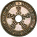 Coin, CONGO FREE STATE, Leopold II, 5 Centimes, 1888, EF(40-45), Copper, KM:3