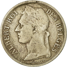 Moeda, Congo Belga, Franc, 1927, VF(30-35), Cobre-níquel, KM:20