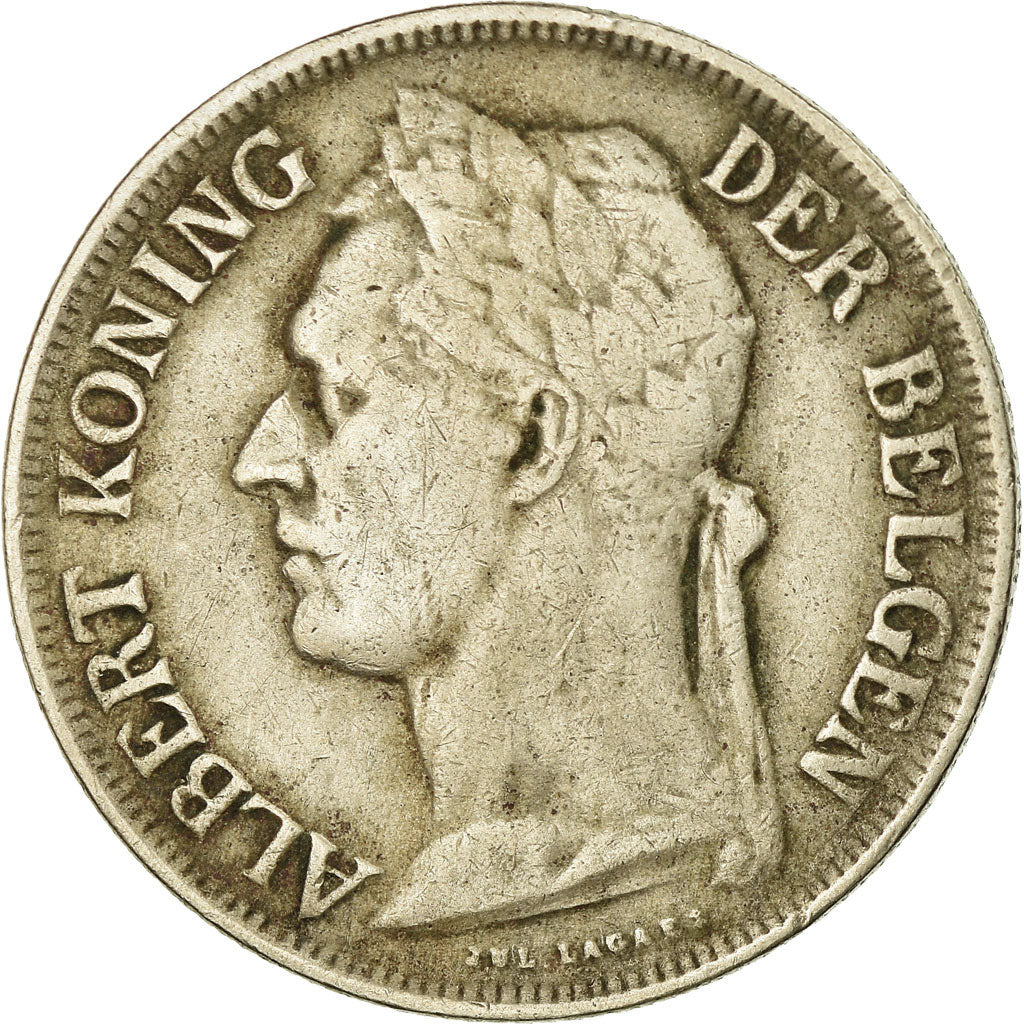 Moneta, Congo belga, Franc, 1925, BB, Rame-nichel, KM:21