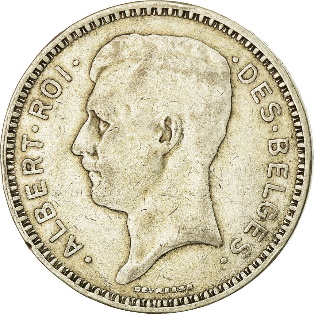 Münze, Belgien, 20 Francs, 20 Frank, 1934, SS, Silber, KM:103.1
