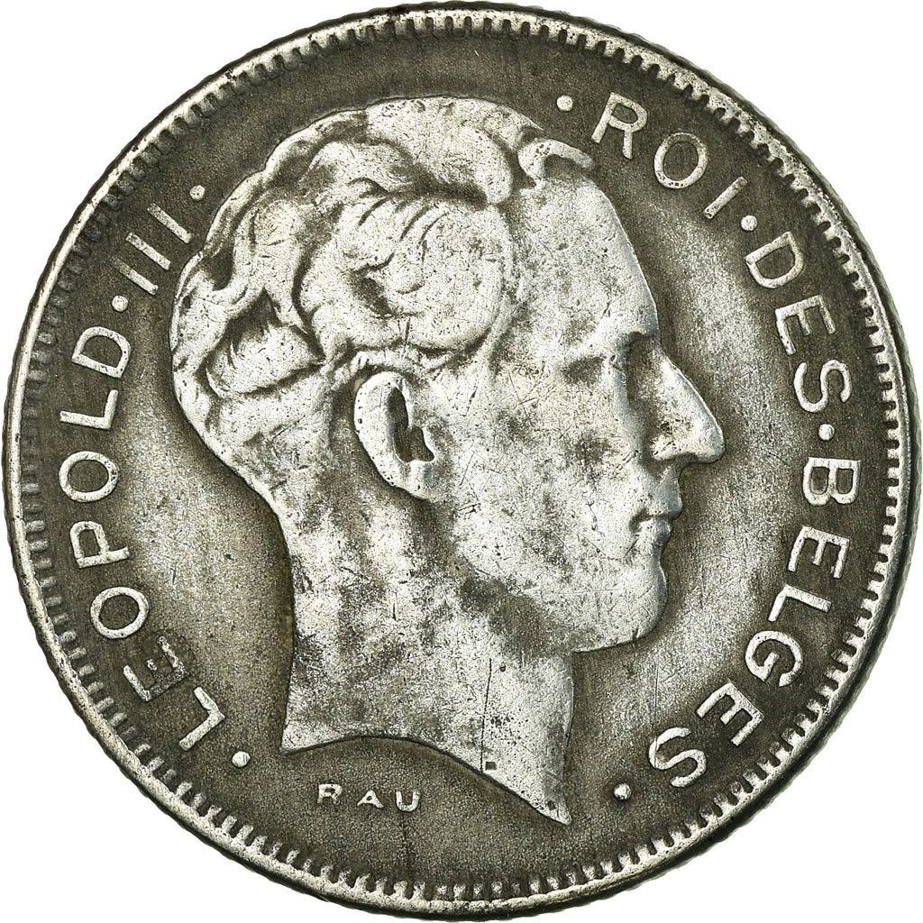 Coin, Belgium, 5 Francs, 5 Frank, 1941, EF(40-45), Zinc, KM:129.1