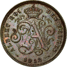 Coin, Belgium, Albert I, 2 Centimes, 1912, AU(55-58), Copper, KM:64