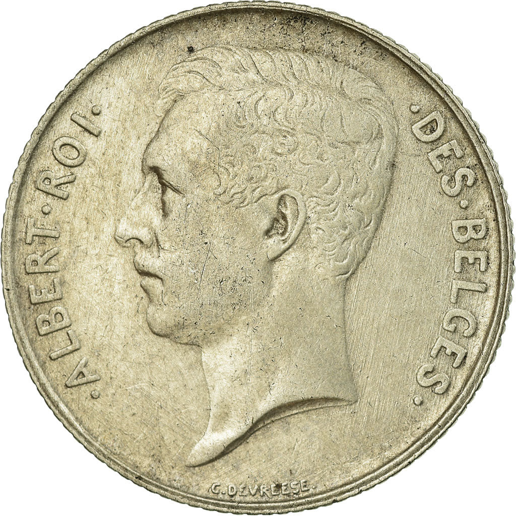 Coin, Belgium, Franc, 1912, AU(55-58), Silver, KM:72