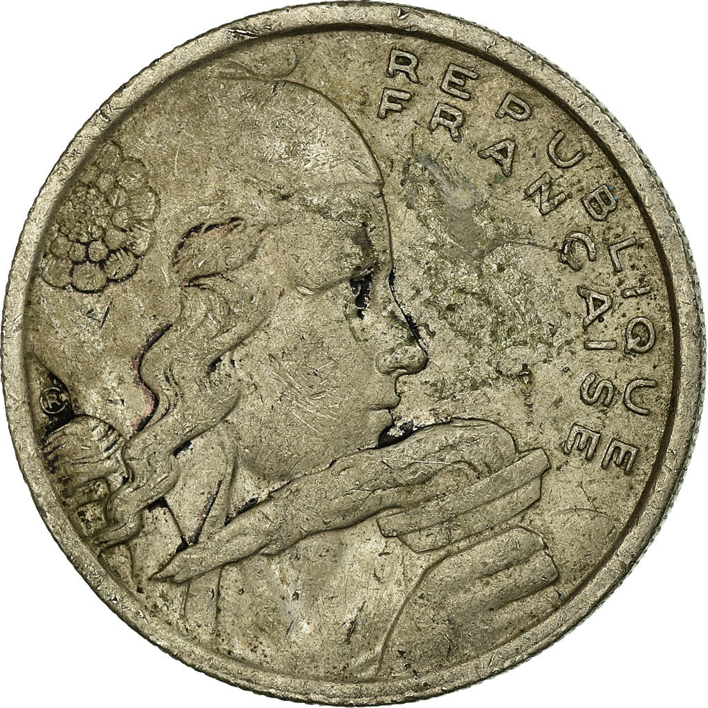 Munten, Frankrijk, Cochet, 100 Francs, 1958, Beaumont - Le Roger, FR+