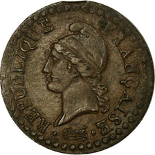 Coin, France, Dupré, Centime, AN 7, Paris, EF(40-45), Bronze, KM:646