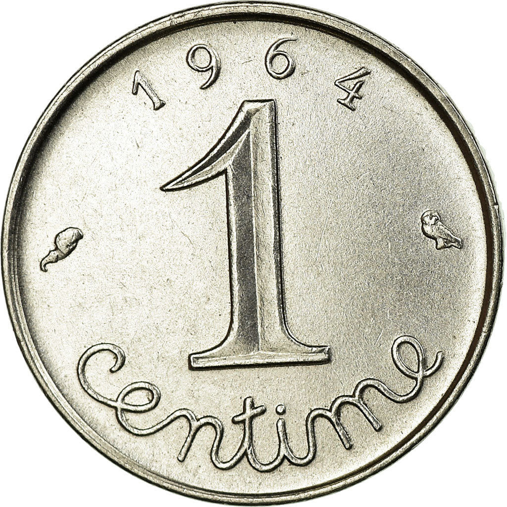 Moneta, Francia, Épi, Centime, 1964, Paris, SPL, Acciaio inossidabile, KM:928