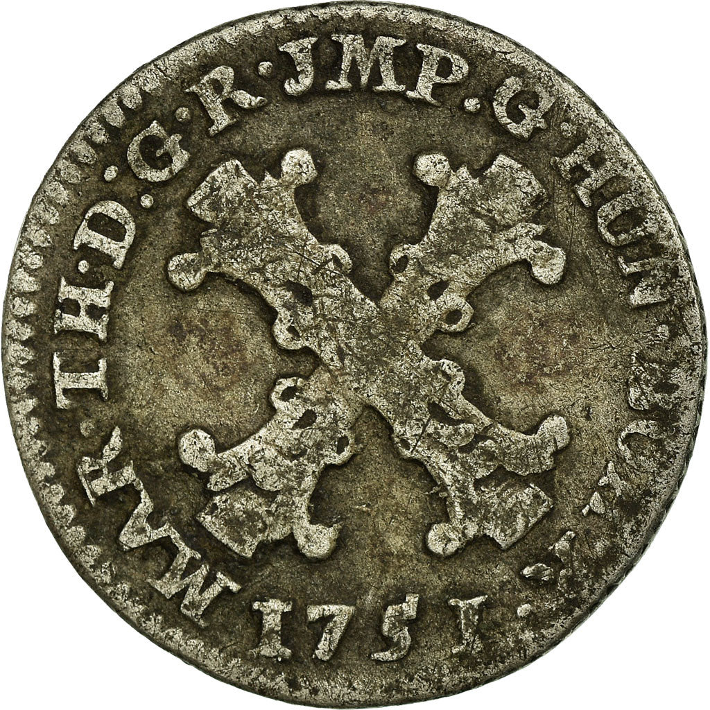 Monnaie, AUSTRIAN NETHERLANDS, Maria Theresa, 20 Liards, 20 Oorden, 5 Sols, 5