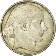 Coin, Belgium, 20 Francs, 20 Frank, 1950, VF(30-35), Silver, KM:140.1