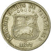 Coin, Venezuela, 2-1/2 Centavos, 1877, Philadelphia, EF(40-45), Copper-nickel