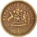 Moneda, Chile, 100 Pesos, 1984, Santiago, BC+, Aluminio - bronce, KM:226.1