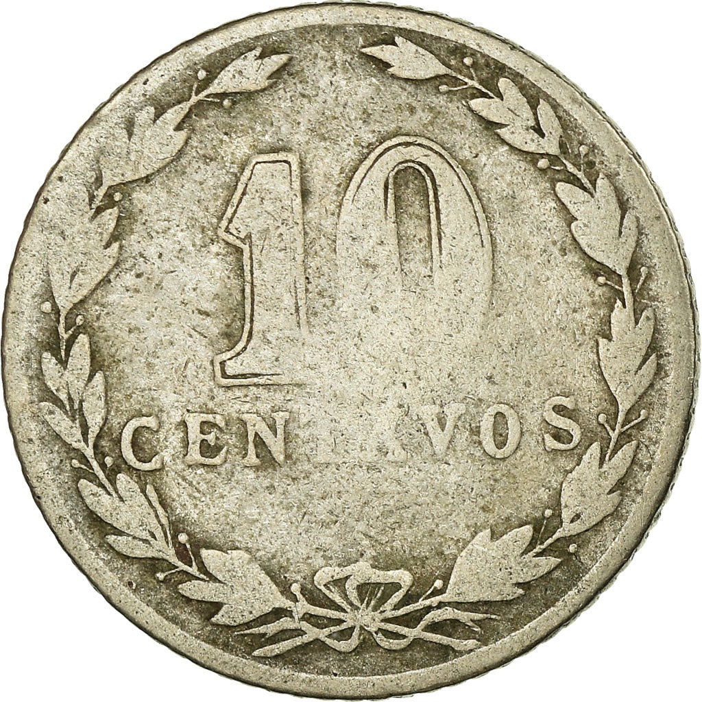 Coin, Argentina, 10 Centavos, 1915, VF(30-35), Copper-nickel, KM:35