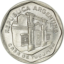 Coin, Argentina, 5 Australes, 1989, EF(40-45), Aluminum, KM:101