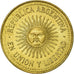 Coin, Argentina, 5 Centavos, 1992, AU(55-58), Aluminum-Bronze, KM:109