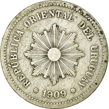 Coin, Uruguay, 5 Centesimos, 1909, Uruguay Mint, Paris, Berlin, Vienna