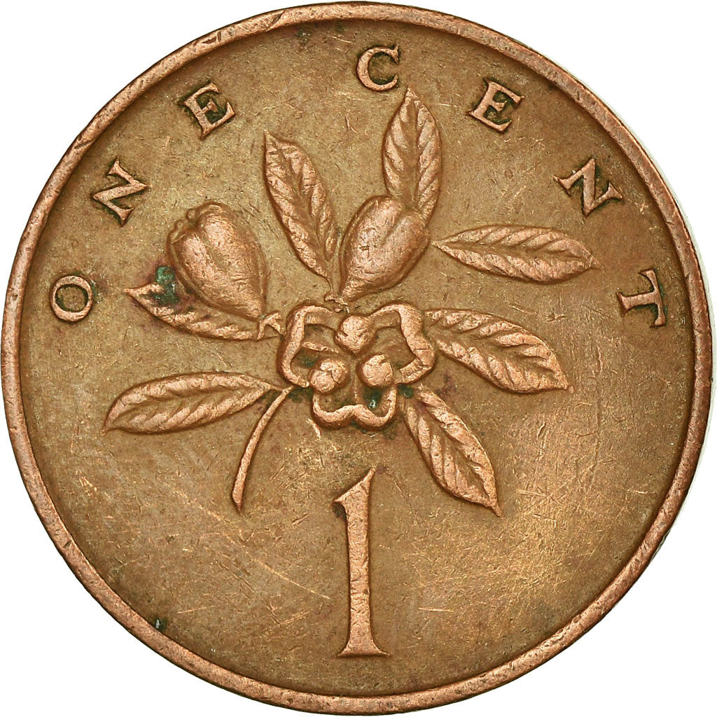 Moneta, Jamaica, Elizabeth II, Cent, 1969, Franklin Mint, EF(40-45), Bronze