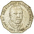 Moneda, Jamaica, Elizabeth II, 50 Cents, 1988, Franklin Mint, BC+, Cobre -