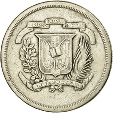 Coin, Dominican Republic, 1/2 Peso, 1980, Franklin Mint, EF(40-45)